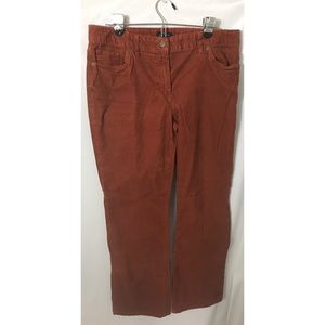 Lands End Corduroy Pants Fit 2 Stretch Sz 12